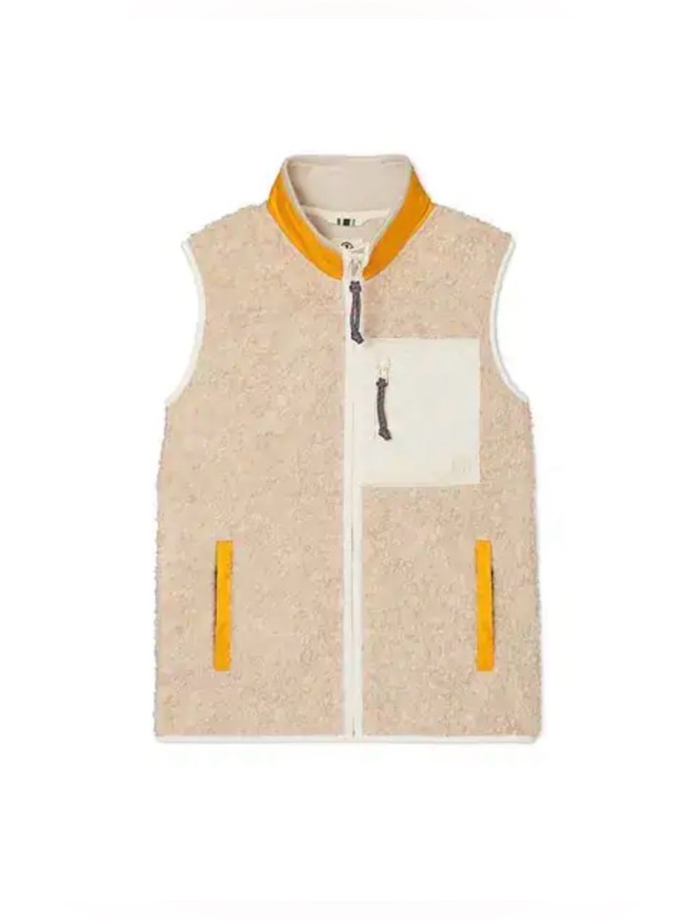 Tory Burch Fleece Zip Vest